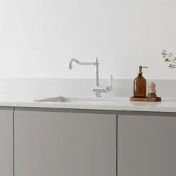 Robinet cuisine vintage chromé MARIUS