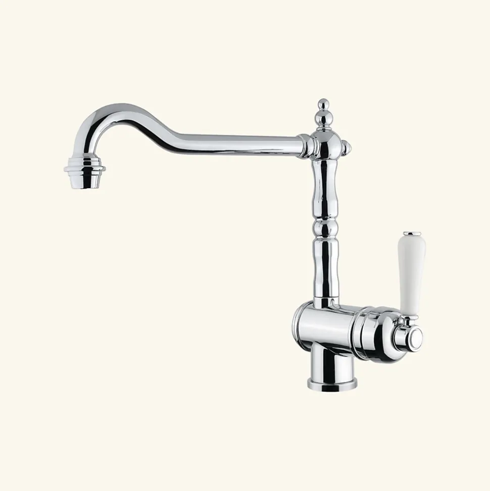 Robinet cuisine vintage chromé MARIUS