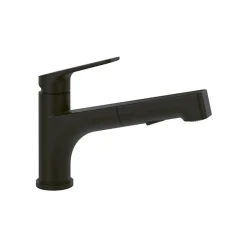 Robinet de cuisine avec douchette VILLEROY & BOCH Junis Shower Noir mat