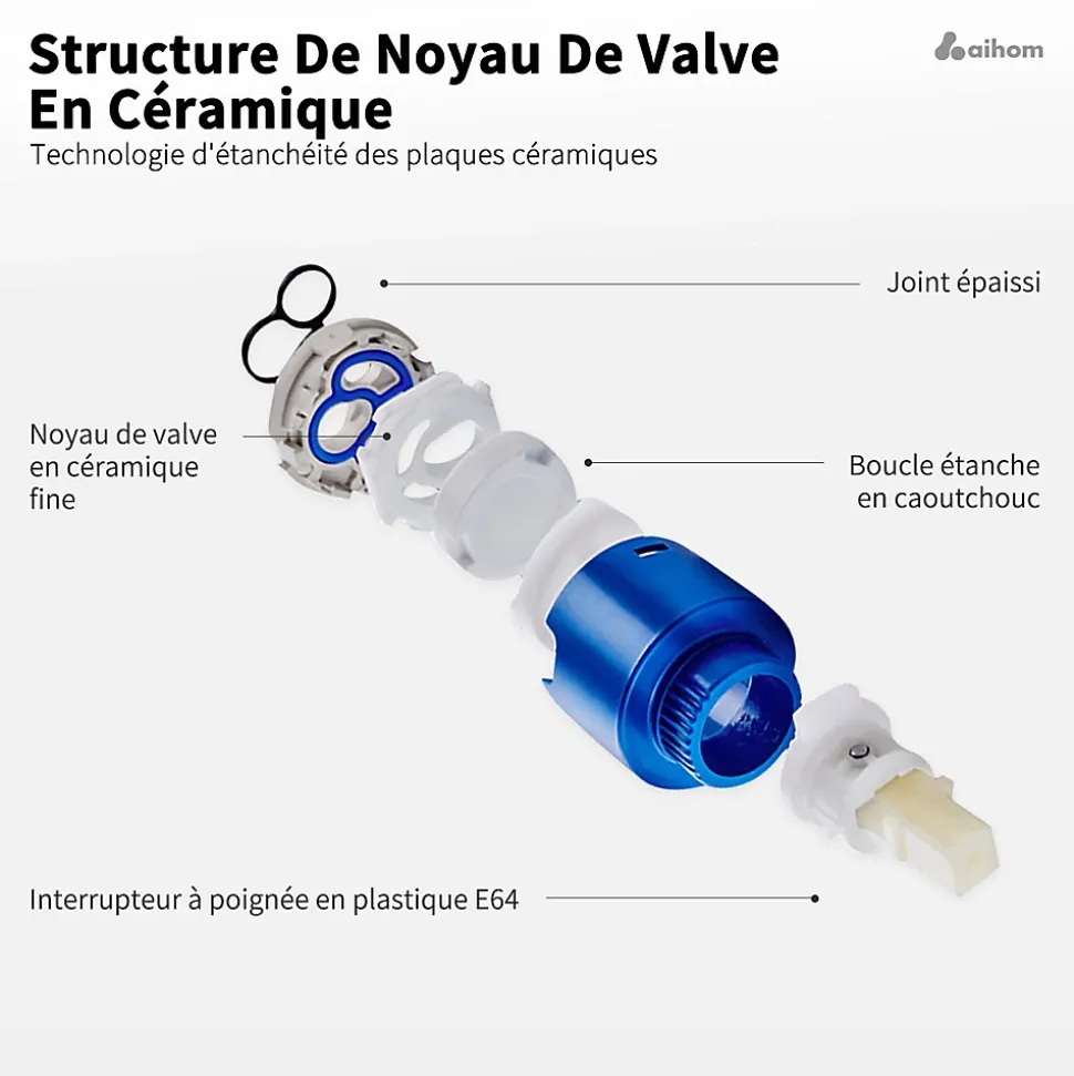 Robinet de Cuisine avec Douchette Extractible Mitigeur Cuisine Brossé en Acier Inox Robinet 3 Modes d'évier Rotatif à 360 degrés