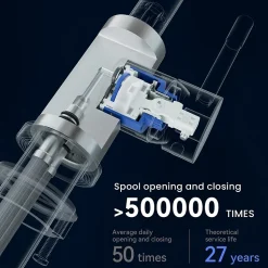 Robinet de Cuisine Brossé CECIPA Max Mitigeur Cuisine Robinet d'Évier de Cuisine à Levier Unique