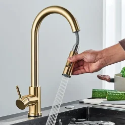 Robinet de cuisine REA Fresh Brushed Gold