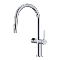 Robinetterie Cuisine mitigeur MILAN à poser Chromé BrillantChroméNoir mat