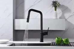 Robinetterie Cuisine mitigeur VIENNA à poser Or brosséChroméNoir matCanon de fusilOr brosséOr rose brossé