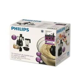 Robot de cuisine PHILIPS HR7776/90, 1 300W, Compact 3-en-1, Bol de 3,4l