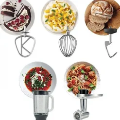 Robot pâtissier Chef XL 6,7L Blender + Hachoir métal - KENWOOD KVL4170S - Coloris Silver