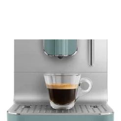 Robot café 19 bars vert mat Smeg BCC12EGMEU