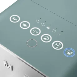 Robot café 19 bars vert émeraude Smeg BCC13EGMEU