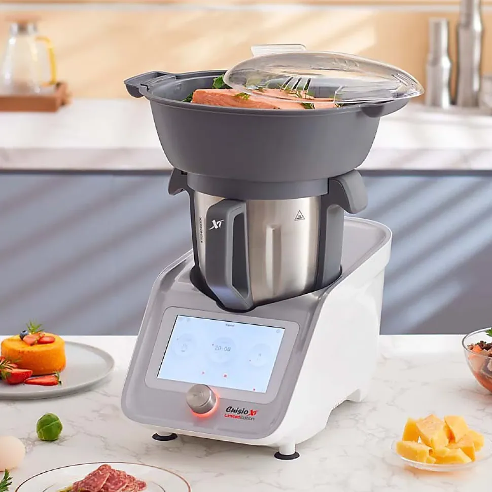 Robot Cuiseur Connecté 800 Recettes Cuisioxtconnect Gris Kitchencook