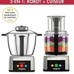 Robot Cuiseur Cook Expert - MAGIMIX - Chrome mat - Bol inox 3,5L - 1700W - 15 programmes - 18 vitesses