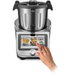 Robot cuiseur multifonctions connecté avec bol xl, balance intégrée et grand écran tactile +750 recettes Robby ROBICOOK XL