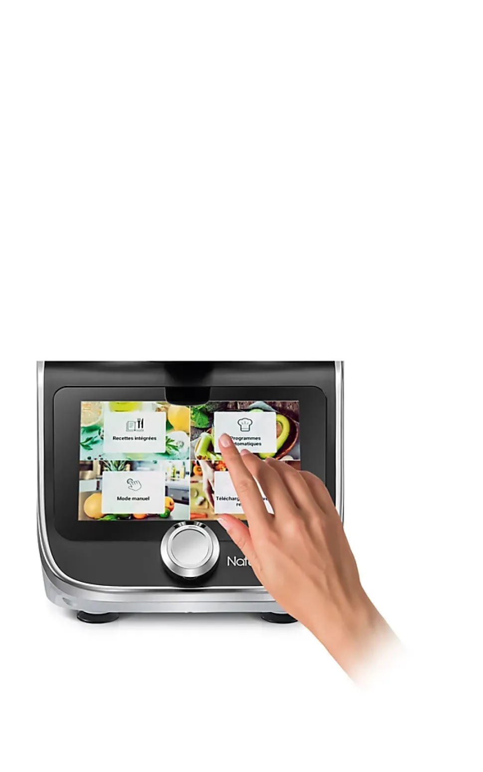 Robot cuiseur multifonctions avec bol xl,balance intégrée et écran tactile +800 recettes Naturamix ROBOT CUISEUR XL