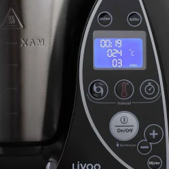 Robot culinaire chauffant 3l 1500w noir Livoo DOP142N