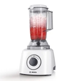 Robot multifonction BOSCH MultiTalent3 - Blanc - 800 W - 2 vitesses et pulse - Bol mélangeur 2,3 L - Bol mixeur 1 L - 2 disques