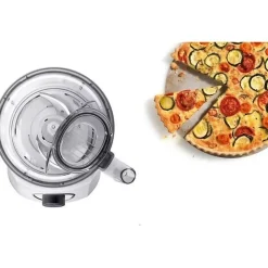 Robot multifonction BOSCH MultiTalent3 - Blanc - 800 W - 2 vitesses et pulse - Bol mélangeur 2,3 L - Bol mixeur 1 L - 2 disques