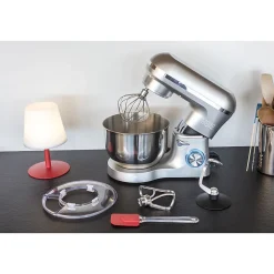 Robot patissier multifonction 5.5l 1500w gris Kitchen Move BAT-1518-N viper