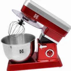 Robot petrin 1800 W max 6.5L rouge Herzberg HG5065-RD