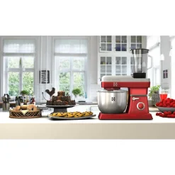 Robot petrin 1800 W max 6.5L rouge Herzberg HG5065-RD