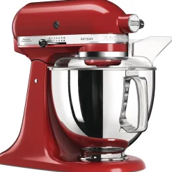 Robot pâtissier multifonction à tête inclinable 4.8l 300w rouge empire Kitchenaid 5KSM175PSEER artisan