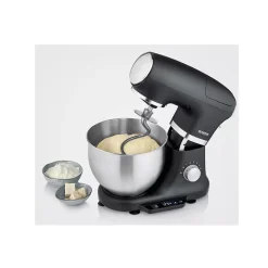 Robot pâtissier multifonction 5.5l 1000w noir/inox Severin KM3898