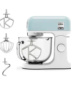 Robot pâtissier multifonction KENWOOD KMX754PB - Moteur professionnel 1000W - 2 sorties pour accessoires - Bol en verre 5L avec