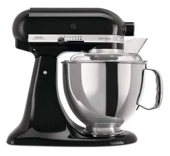 Robot pâtissier multifonction 4,8l 300w noir onyx Kitchenaid 5KSM175PSEOB artisan