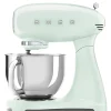 Robot pâtissier multifonctions 4.8l 1000w vert pastel Smeg SMF05PGEU