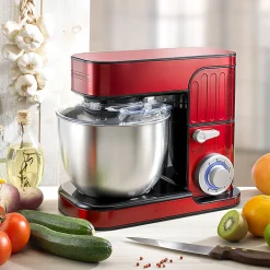 Robot Pétrin Inox Avec Mouvement Planétaire Antara Kitchencook Rouge