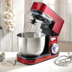 Robot Pétrin Inox Avec Mouvement Planétaire Antara Kitchencook Rouge