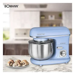 Robot pétrin multifonction 5L 1100W Bomann KM 6030 CB Bleu