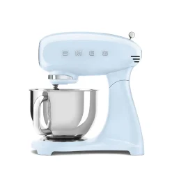 Robot sur socle 4.8l 800w bleu azur Smeg SMF03PBEU années 50