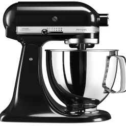 Robot sur socle 4,83l 300w noir onyx Kitchenaid 5KSM125EOB artisan