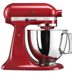 Robot sur socle 4,83l 300w rouge empire Kitchenaid 5KSM125EER artisan
