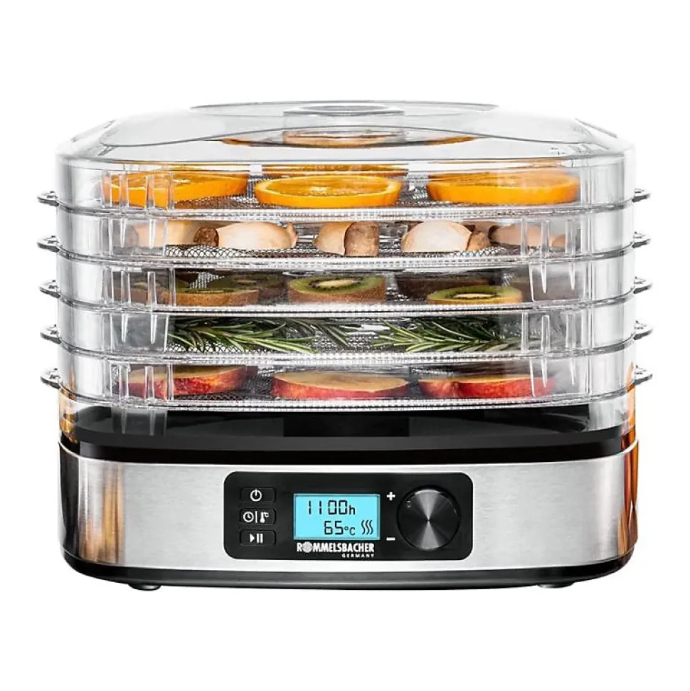 Rommelsbacher Dehydrator stainless steel black silver DA 350 (DA 350)