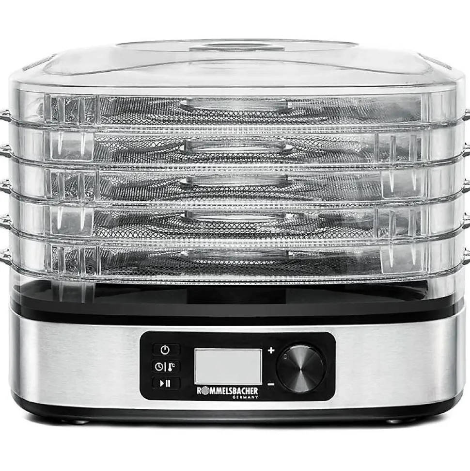 Rommelsbacher Dehydrator stainless steel black silver DA 350 (DA 350)