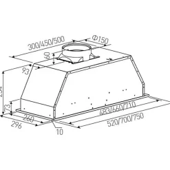 ROSIERES Groupe filtrant 660 m3/h inox - RHG580/1IN