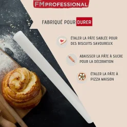 Rouleau à pâtisserie 50 cm en HPDE FM Professional Pâtisserie