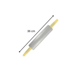 Rouleau à pâtisserie en métal antiadhésif 36 cm Zenker