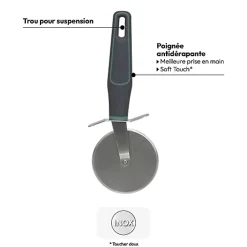 Roulette à pizza Néo en inox - Gris clair- 5five