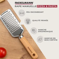 Râpe à fromage manuelle 22 cm Fackelmann Pizza & Pasta