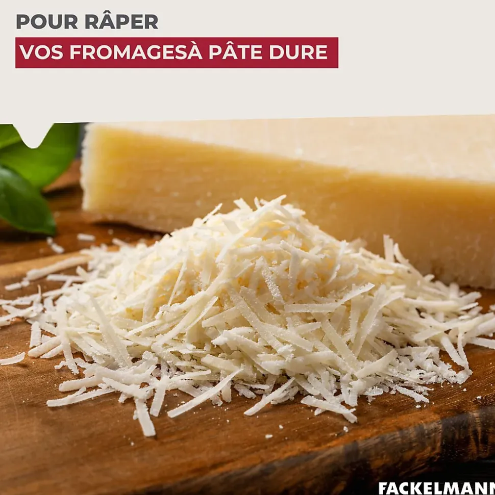 Râpe à légumes 5 grilles inox 19 cm Fackelmann