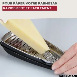 Râpe à parmesan et sa boîte de rangement 19 cm Fackelmann Handmade Tradition