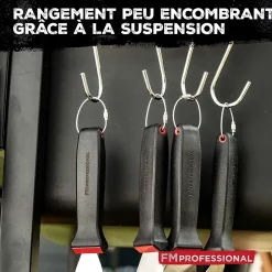 Râpe à zeste longue gros grain avec couvercle de protection 42 cm FM Professional Gourmet