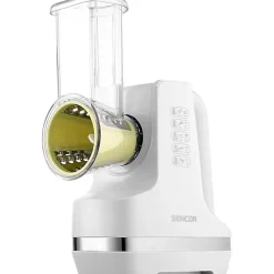 Râpe électrique Sencor SSG 4300WH 150W blanche 5 accessoires tube 56 mm