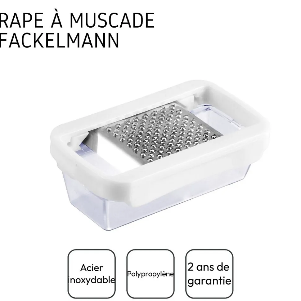 Râpe noix de muscade 10 cm Fackelmann Handmade Tradition