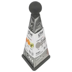 Râpe pyramide inox gris - Rouge- 5five