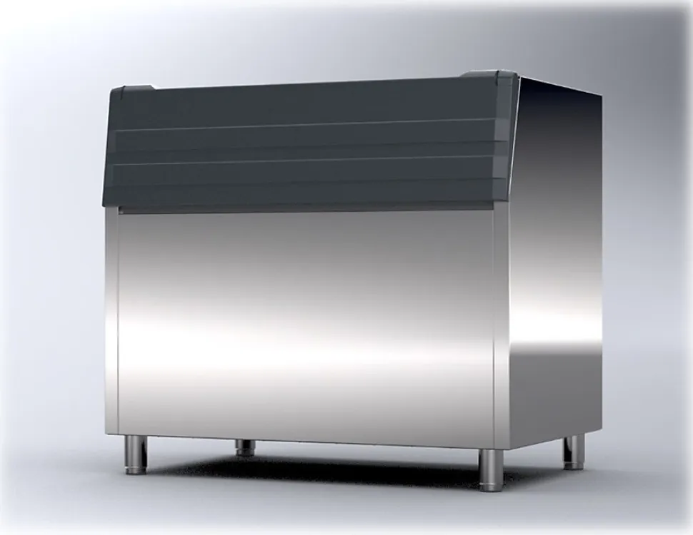 Réserve-Bac à Glaçons Inox 350kg - BREMA - BIN350-C150/1