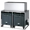 Réserve-Bac à Glaçons Inox 50kg avec chariots de manutention - BREMA - DRB100/VM500-900