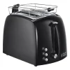 RUSSELL HOBBS 22601-56 Toaster Grille-Pain Texture Fentes Larges - Noir