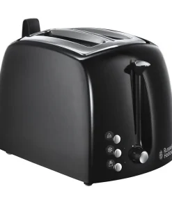 RUSSELL HOBBS 22601-56 Toaster Grille-Pain Texture Fentes Larges - Noir